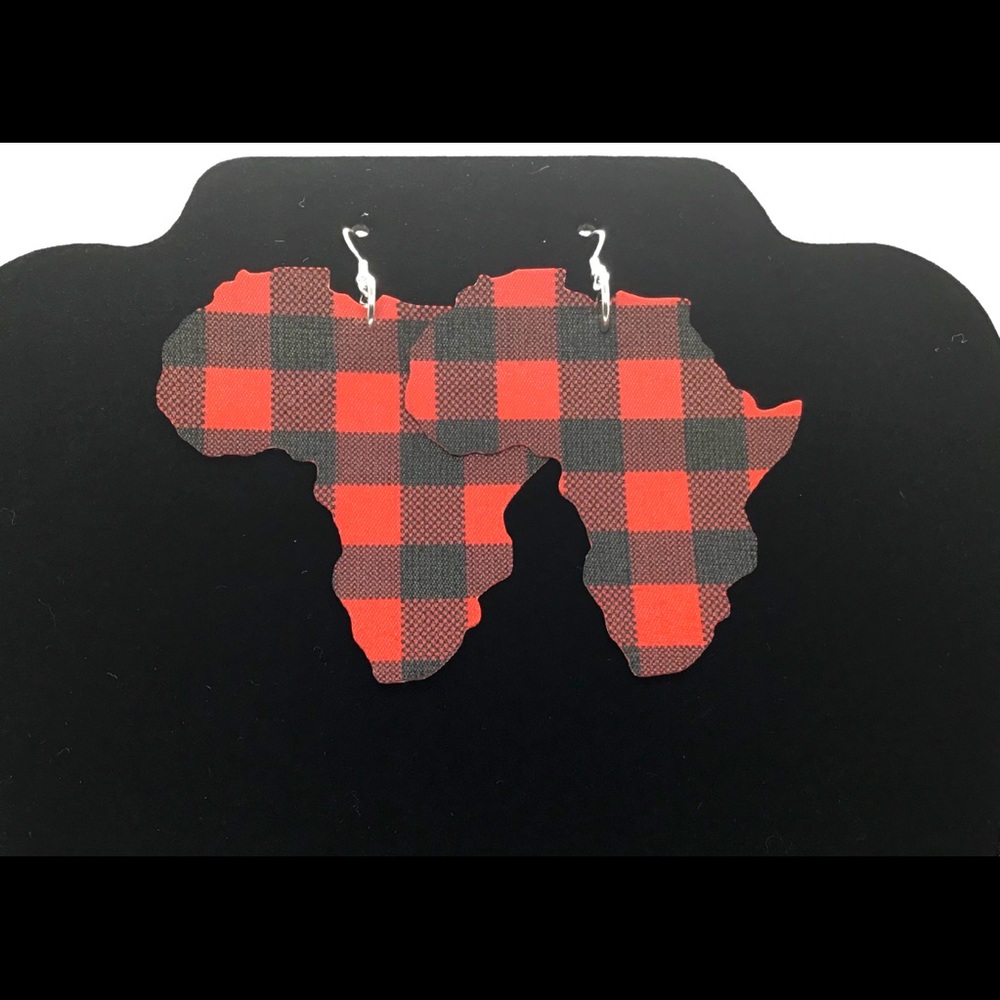 Africa Earrings (without Cross charm)